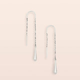 Silver Teardrop Threader