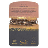 Rhyolite & Gold Stone Wrap