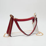 Marilyn Clear Satchel w/ Chain Strap