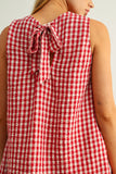 Christie Gingham Tie Back Dress