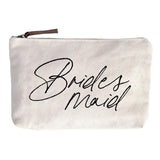 Canvas Sentiment Zip Pouch