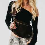 Westlyn Suede Woven Bum Bag