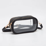 Double Zipper Oval Stadium Bag