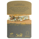 Amazonite & Gold Stone Wrap
