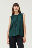 Heidi Pleated Sleeveless Top