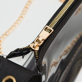 Marilyn Clear Satchel w/ Chain Strap