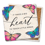 Big Heart Teacher Coaster