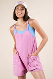 Suni Mineral Washed Comfy Romper