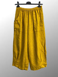 Wide Leg Linen Trousers