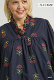 Betty Embroidered Floral Blouse