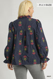 Betty Embroidered Floral Blouse