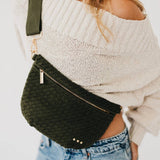 Westlyn Suede Woven Bum Bag