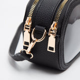 Double Zipper Oval Stadium Bag