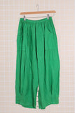 Wide Leg Linen Trousers