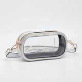 Double Zipper Oval Stadium Bag