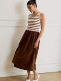Darby Sleeveless Knit & Woven Dress