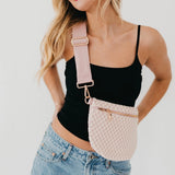 Westlyn Woven Checkered Bum Bag