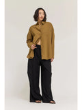 Gemma Oversized Button-Down Shirt