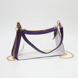 Marilyn Clear Satchel w/ Chain Strap