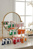 Caroline Stripe Travel Jewelry Case