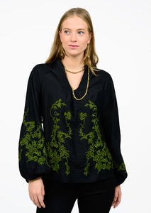 Poet Embroidered Top