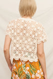 Jamie Crochet V Neck Cardigan