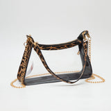 Marilyn Clear Satchel w/ Chain Strap
