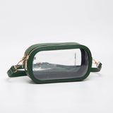 Double Zipper Oval Stadium Bag