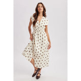 Valerie Polka Dot Midi Dress