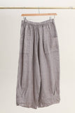 Wide Leg Linen Trousers