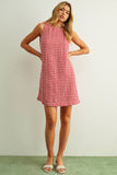 Christie Gingham Tie Back Dress