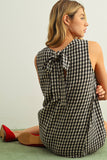 Christie Gingham Tie Back Dress