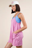 Suni Mineral Washed Comfy Romper