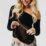 Westlyn Suede Woven Bum Bag
