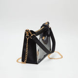 Marilyn Clear Satchel w/ Chain Strap