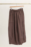 Wide Leg Linen Trousers