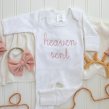 Heaven Sent Baby Girl Romper