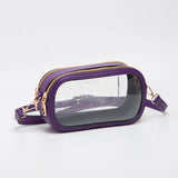 Double Zipper Oval Stadium Bag