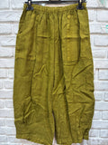 Wide Leg Linen Trousers