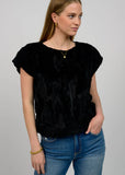 Fur Tee Popover Top