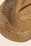 Double Strap Western Straw Hat