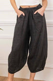 Barrel Linen Pants