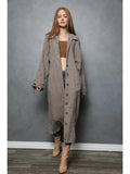 Laura Plaid Trench Coat