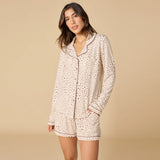 Aria Long Sleeve Short PJ Set