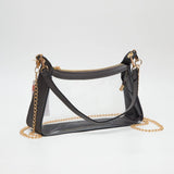 Marilyn Clear Satchel w/ Chain Strap