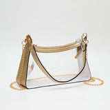 Marilyn Clear Satchel w/ Chain Strap