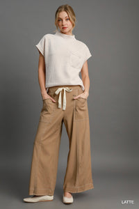 Georgia Drawstring Wide Leg Pants