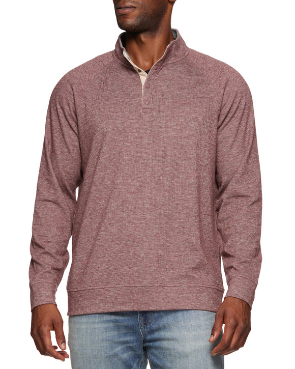 Hero Textured Stretch Snap Pullover