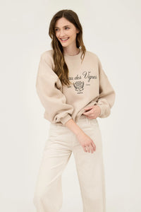 Paris Embroidered Super Soft Sweatshirt