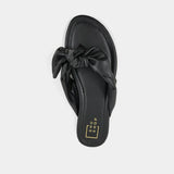 Dharma BLACK Bow Sandals